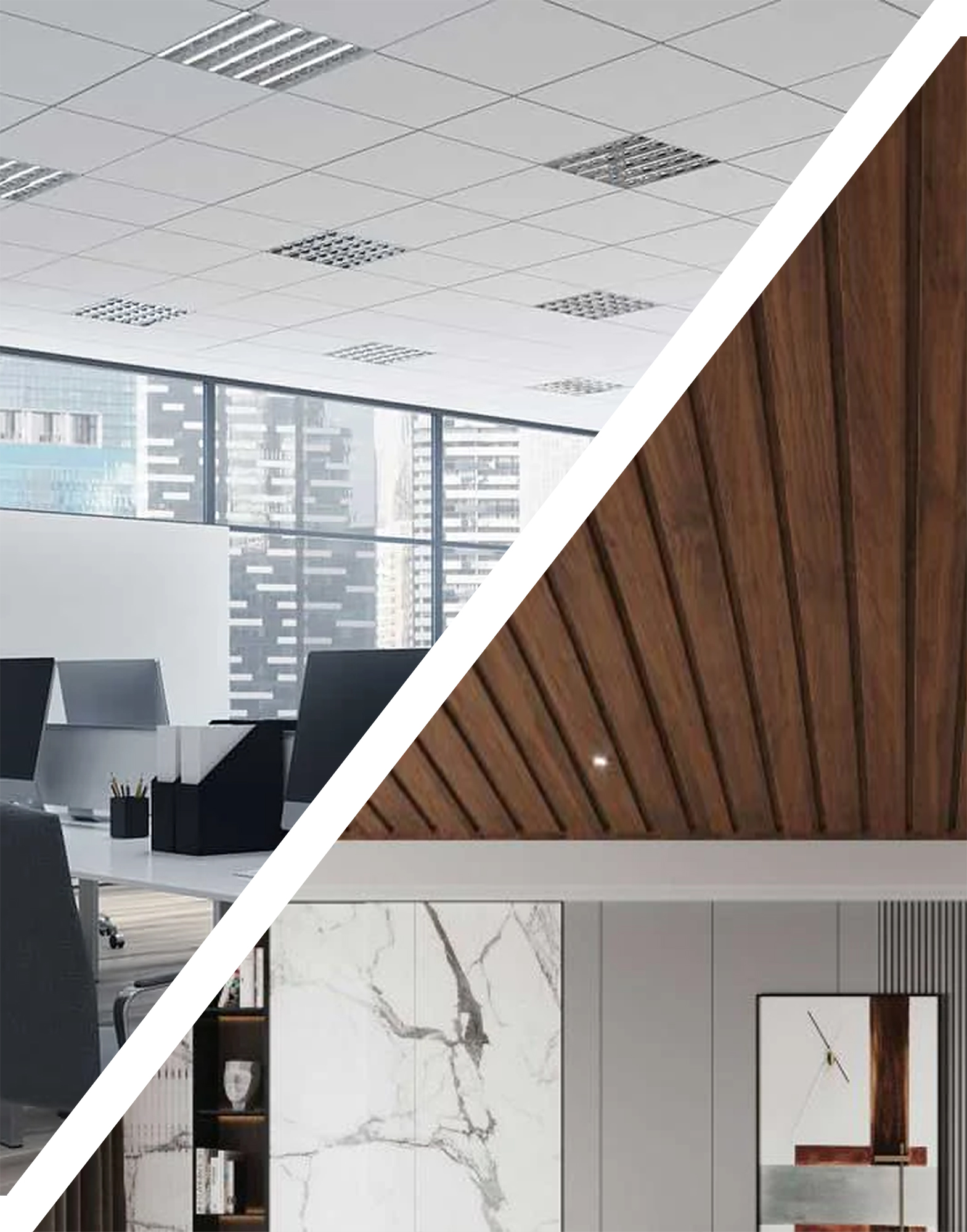 NIVOC ceiling and interior systems